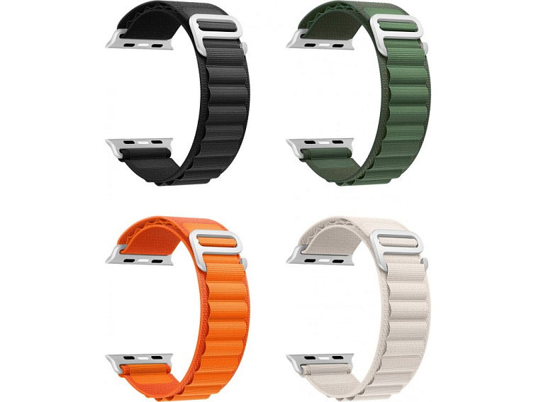 Nylonový řemínek se sponou pro Apple Watch 42/44/45/46/49mm