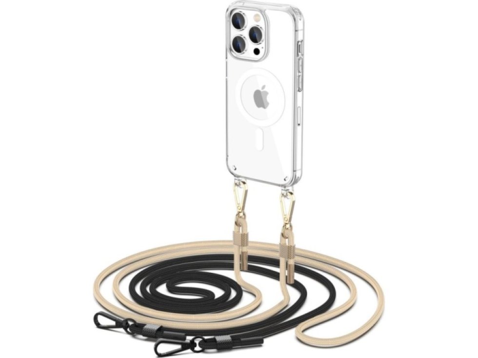 Kryt se šňůrkou na iPhone 15 Pro - Tech-Protect, FlexAir Chain MagSafe
