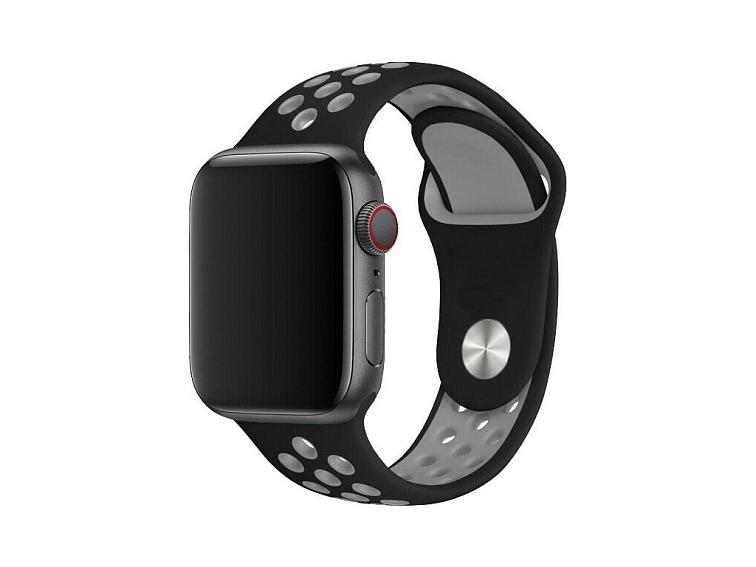 Sportovní řemínek na Apple Watch - Černo-šedý