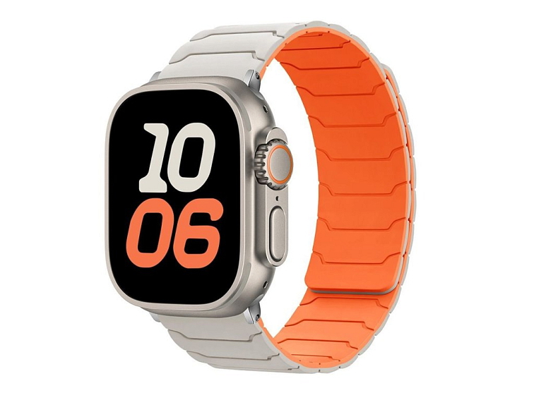 Silikonový magnetický řemínek pro Apple Watch 38/40/41/42(S10)mm