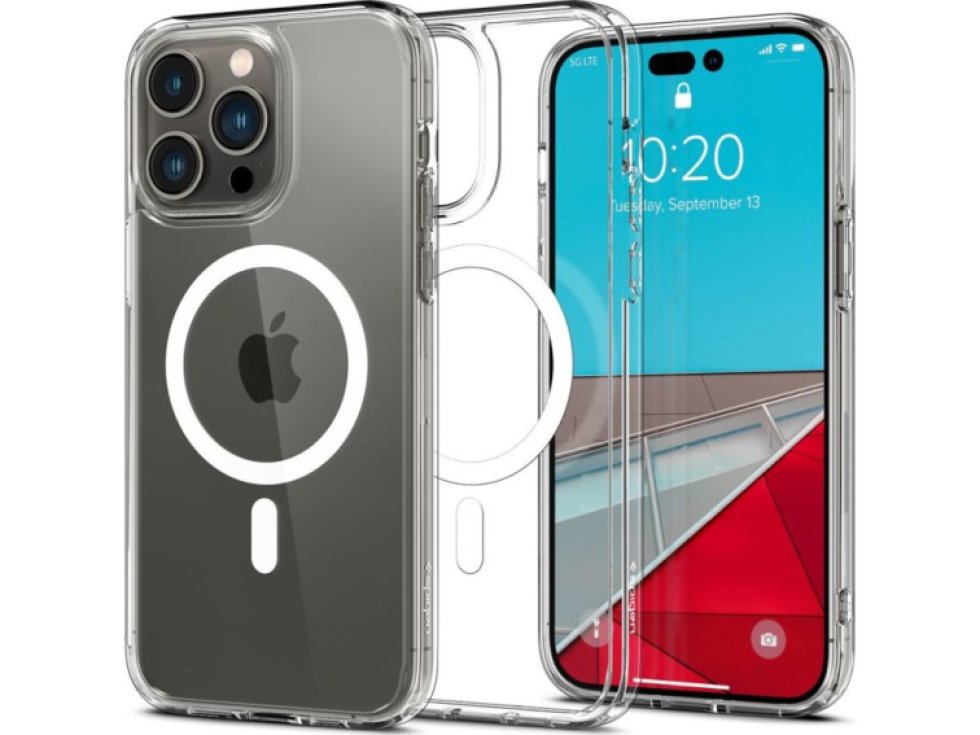 Ochranný kryt pro iPhone 14 Pro - Spigen, Ultra Hybrid Mag White