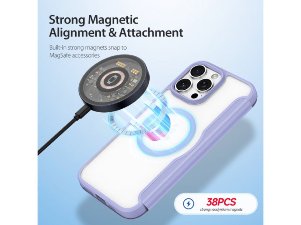 Ochranné pouzdro na iPhone 16 Pro - DuxDucis, SkinX Pro with MagSafe Purple