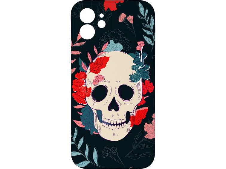 Kryt Lebka s květy pro iPhone 12