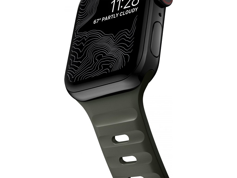 Řemínek pro Apple Watch 44mm / 45mm / 46mm / 49mm - Nomad, Sport Strap Green