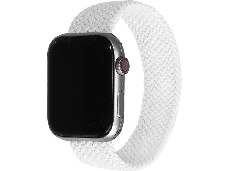 Pletený navlékací řemínek pro Apple Watch - Bílý