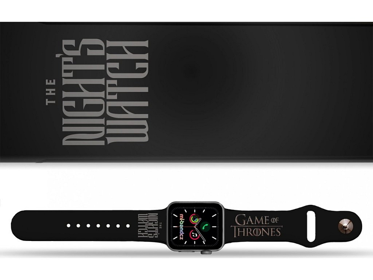Apple watch řemínek GOT 12 - Noční hlídka 2