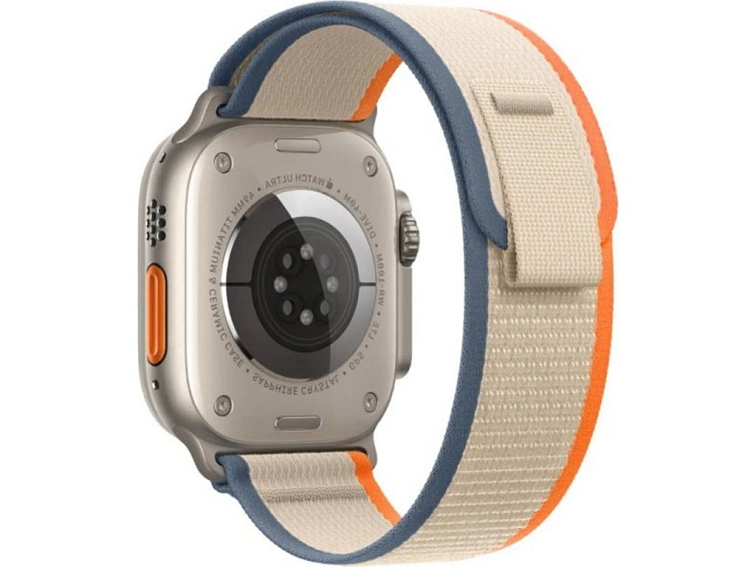 Trailový nylonový řemínek na Apple Watch - Béžovo-oranžový