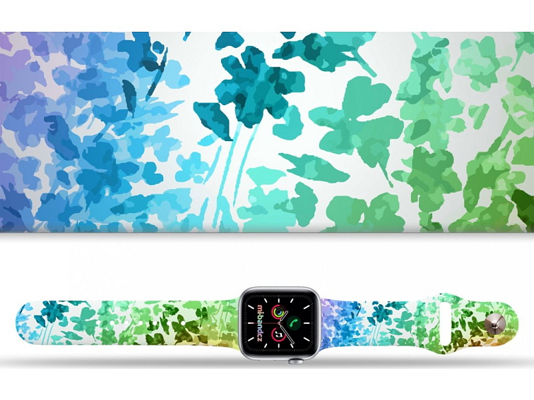 Apple watch řemínek Květy pod vodou