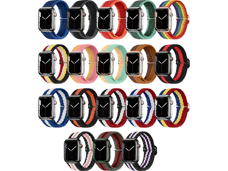 Pletený řemínek se sponou pro Apple Watch 38/40/41/42(S10)mm