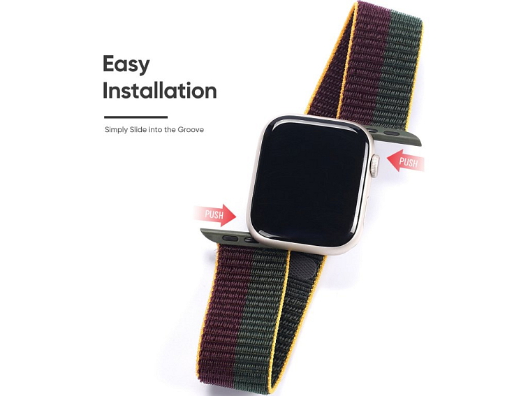 Řemínek pro Apple Watch 44mm / 45mm / 46mm / 49mm - DuxDucis, Sport CherryGreen