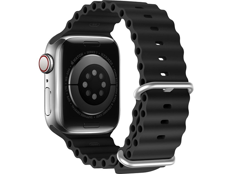 Řemínek pro Apple Watch 38mm / 40mm / 41mm / 42mm - DuxDucis, OceanWave Black