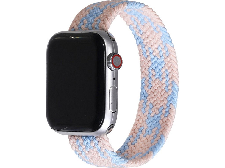 Pletený navlékací řemínek pro Apple Watch - Diamond Pink