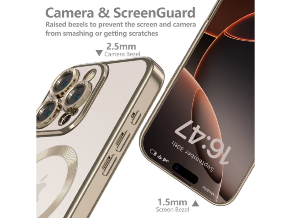 Ochranný kryt na iPhone 16 Pro MAX - Tech-Protect, Magflex MagSafe Shiny Desert