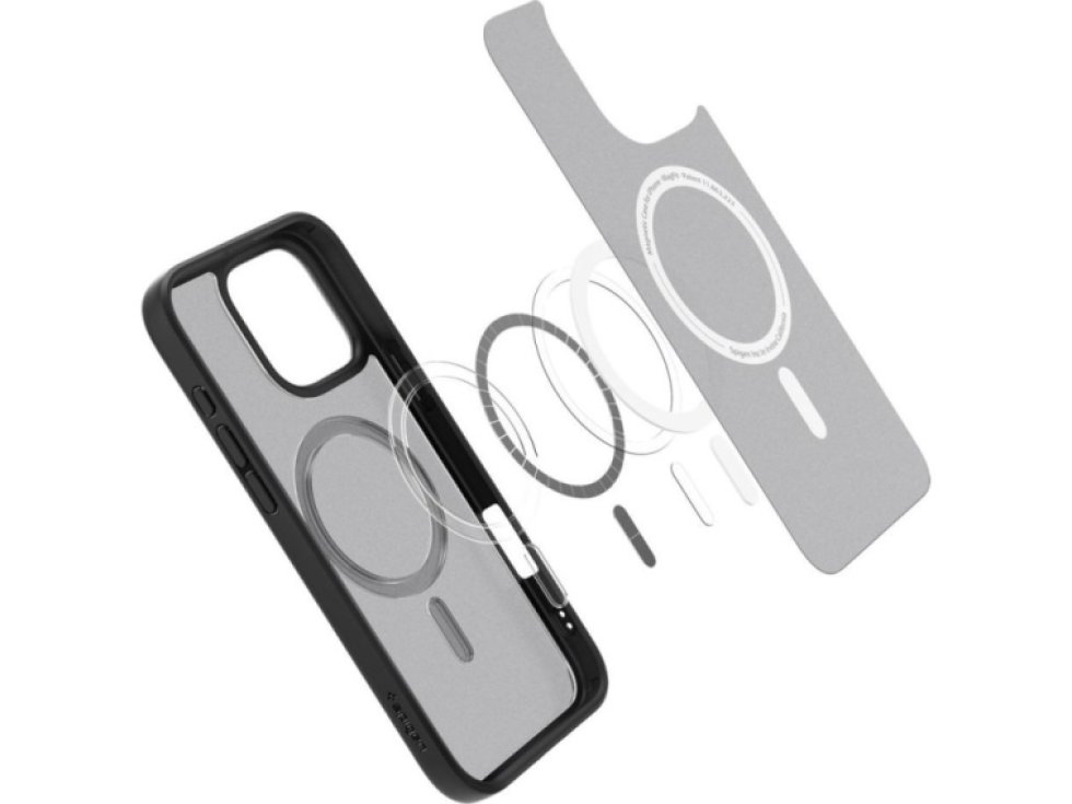 Ochranný kryt na iPhone 16 Pro - Spigen, Ultra Hybrid MagSafe Frost Black