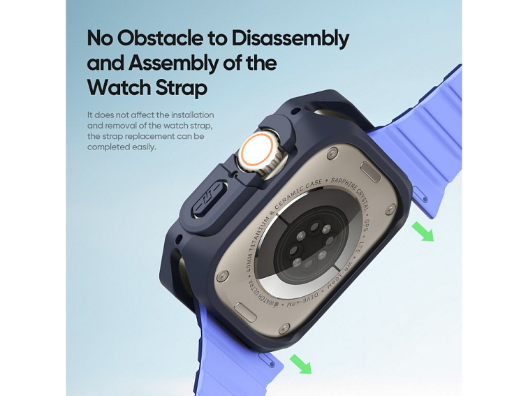 Ochranný kryt na Apple Watch 49mm - DuxDucis, Tamo Midnight