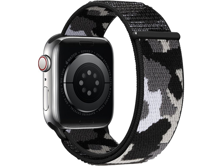 Nylonový řemínek kamufláž pro Apple Watch 42/44/45/46/49mm