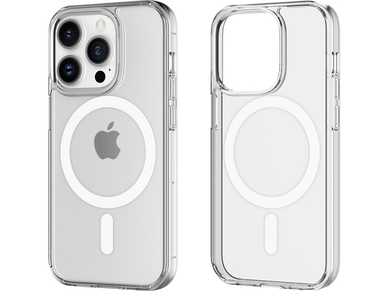 Průhledný tvrzený MagSafe kryt na iPhone 14 Pro