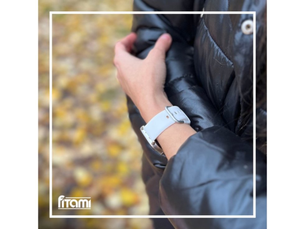 Jednobarevný řemínek pro chytré hodinky 22mm vel.M/L