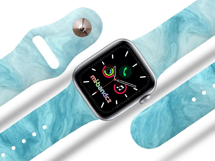 Apple watch řemínek Modrý mramor