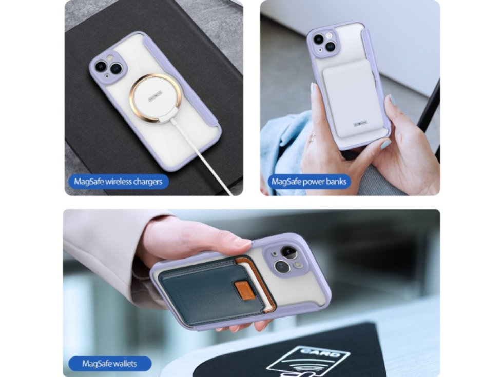 Ochranné pouzdro pro iPhone 14 PLUS - DuxDucis, SkinX Pro with MagSafe Purple