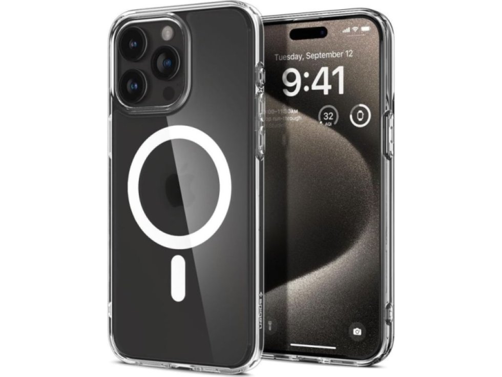 Ochranný kryt na iPhone 15 Pro - Spigen, Ultra Hybrid MagSafe Frost Clear