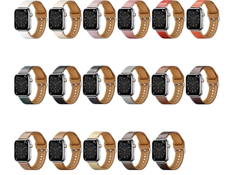 Řemínek z umělé kůže pro Apple Watch 38/40/41/42(S10)mm