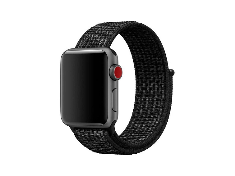 Nylonový řemínek na Apple Watch - Černý