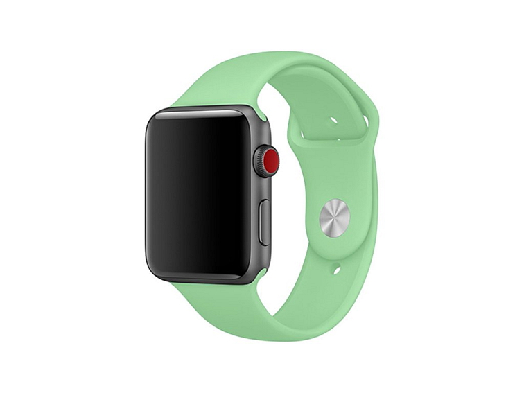 Jednobarevný řemínek pro Apple Watch - Pistácie