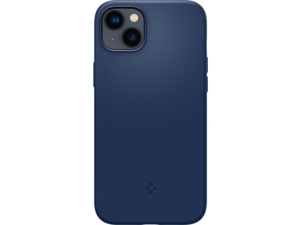 Ochranný kryt pro iPhone 14 PLUS - Spigen, Silicone Fit MagSafe Navy Blue