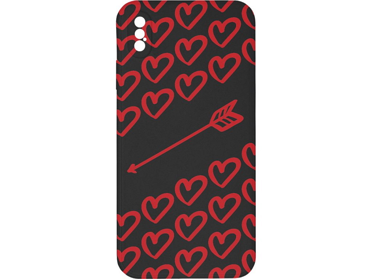Kryt Amorův šíp černý pro iPhone XS Max