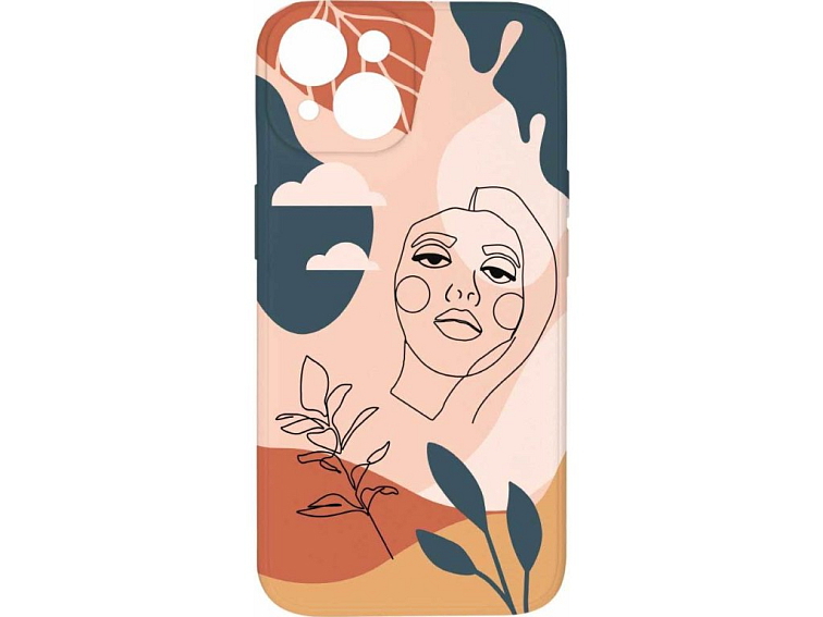 Kryt Dívka v abstrakci pro iPhone 14