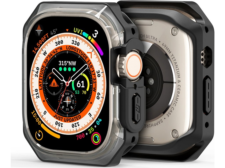 Ochranný kryt na Apple Watch 49mm - DuxDucis, Tamo Black