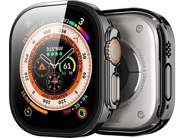 Ochranný kryt pro Apple Watch 49mm - DuxDucis, Hamo Black