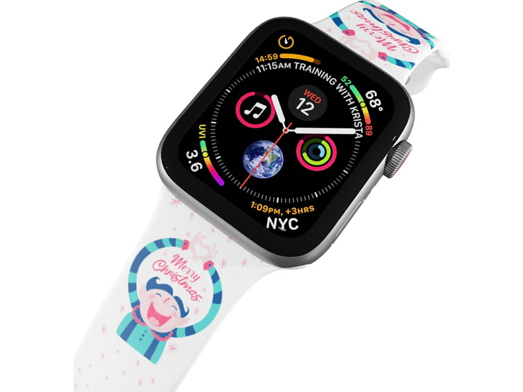 Apple watch řemínek Šťastné a veselé