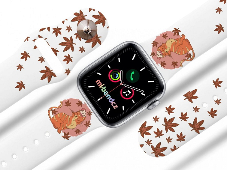 Apple watch řemínek Kočka v listí