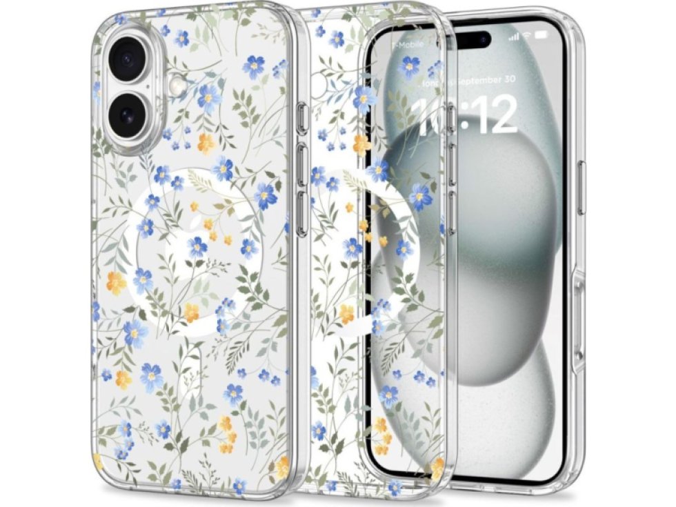 Ochranný kryt na iPhone 16 - Tech-Protect, Magmood MagSafe Spring Flowers
