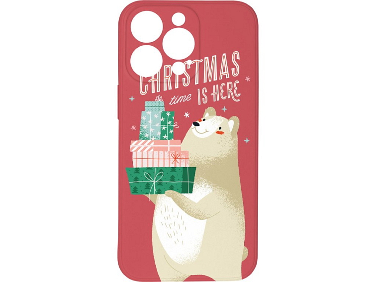 Kryt Vánoce jsou tady červený pro iPhone 12 Pro