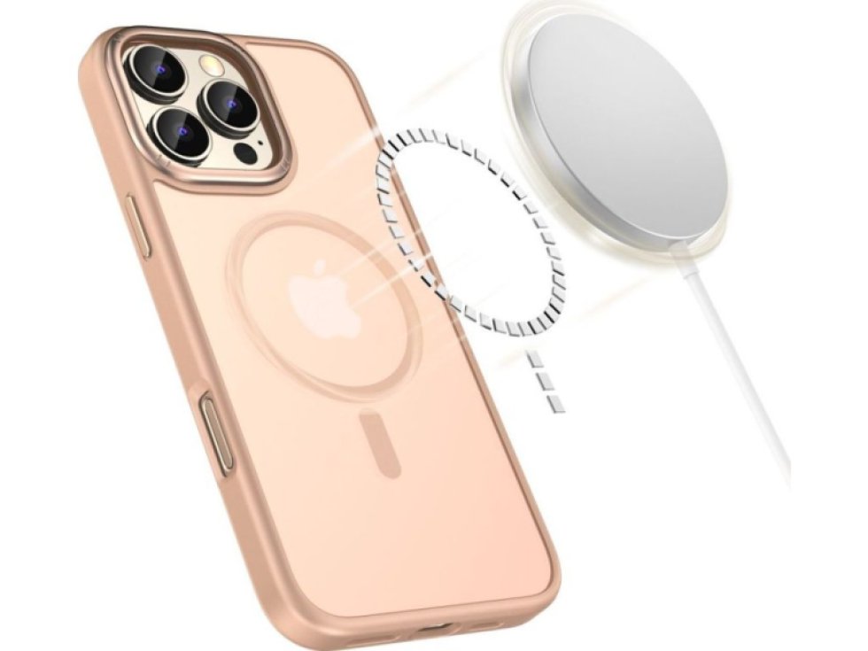 Ochranný kryt na iPhone 16 Pro MAX - Tech-Protect, Magedge MagSafe Desert