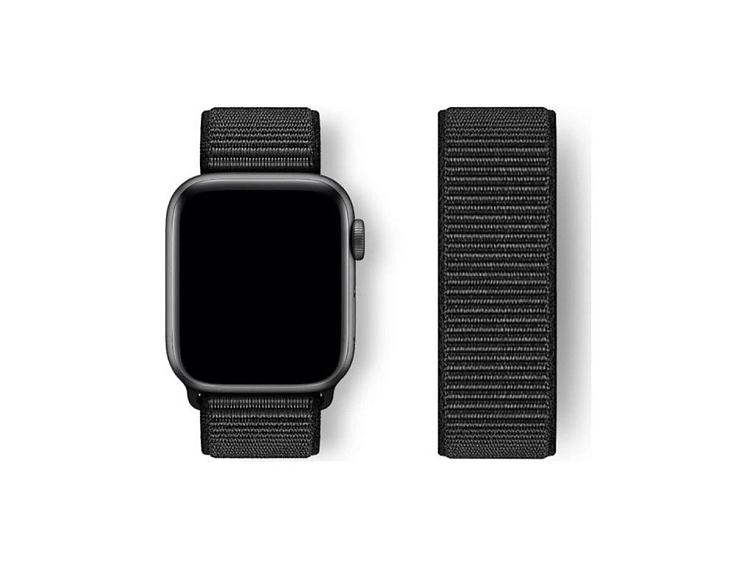 Nylonový řemínek na Apple Watch - Černý