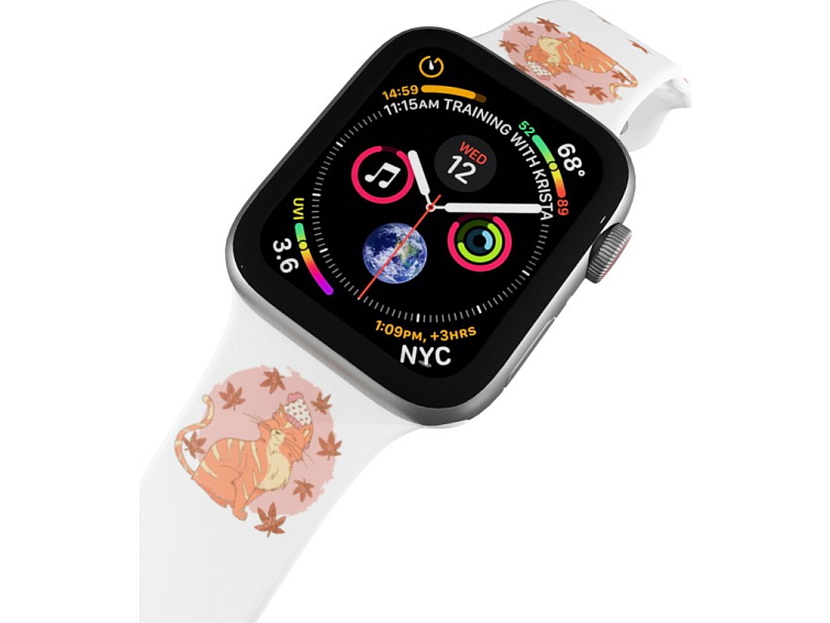 Apple watch řemínek Kočka v listí