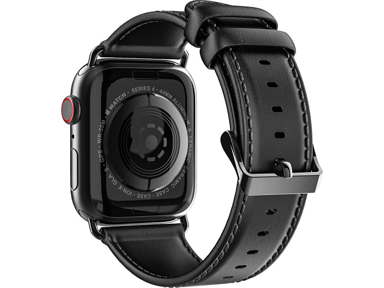 Kožený pásek / řemínek pro Apple Watch 38mm / 40mm / 41mm / 42mm - DuxDucis, Business Black