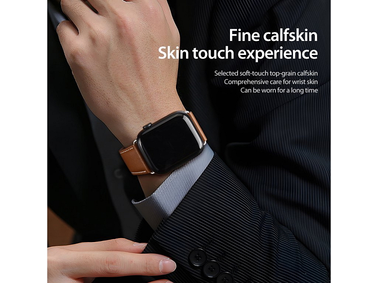 Řemínek na Apple Watch 44mm / 45mm / 46mm / 49mm - DuxDucis, YA Brown