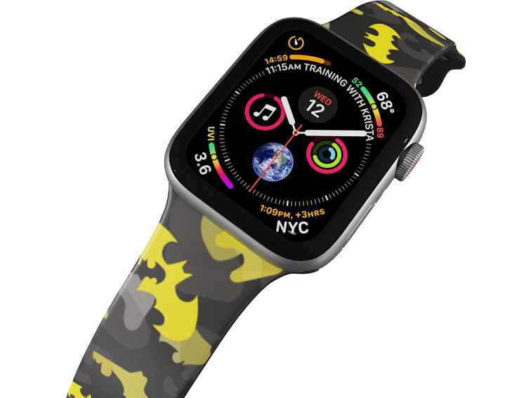 Apple watch řemínek Batman - Žluto-černý znak