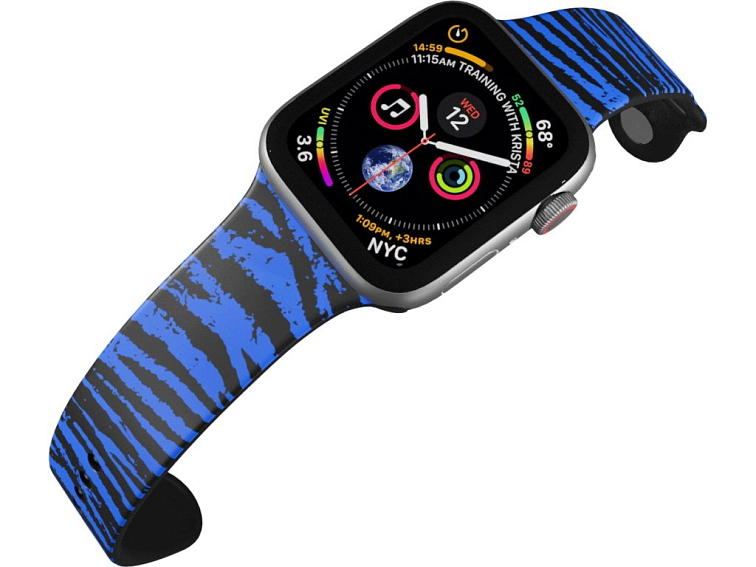 Apple watch řemínek Tygr modrý