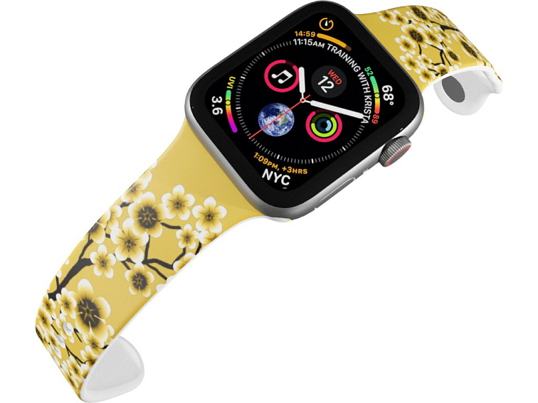Apple watch řemínek Sakura zlatá