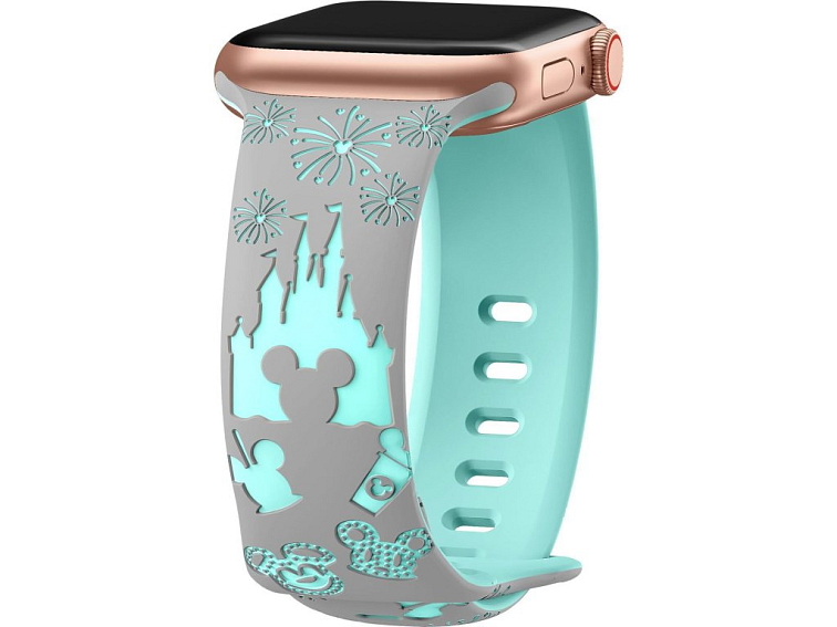 Řemínek gravírovaný myšák pro Apple Watch 38/40/41/42(S10)mm