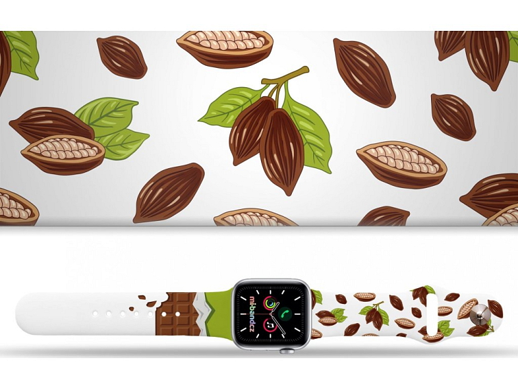Apple watch řemínek Kakaové boby