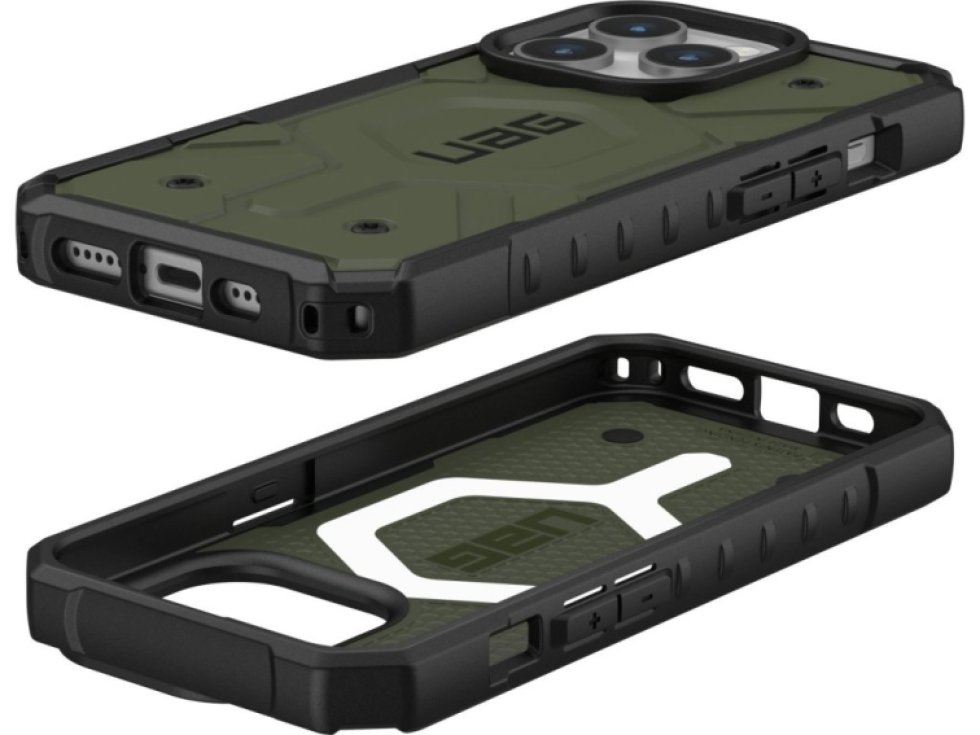 Ochranný kryt na iPhone 15 Pro - UAG, Pathfinder MagSafe Olive Drap