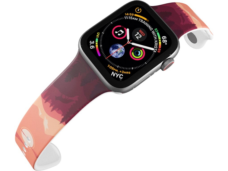 Apple watch řemínek Východ slunce na horách