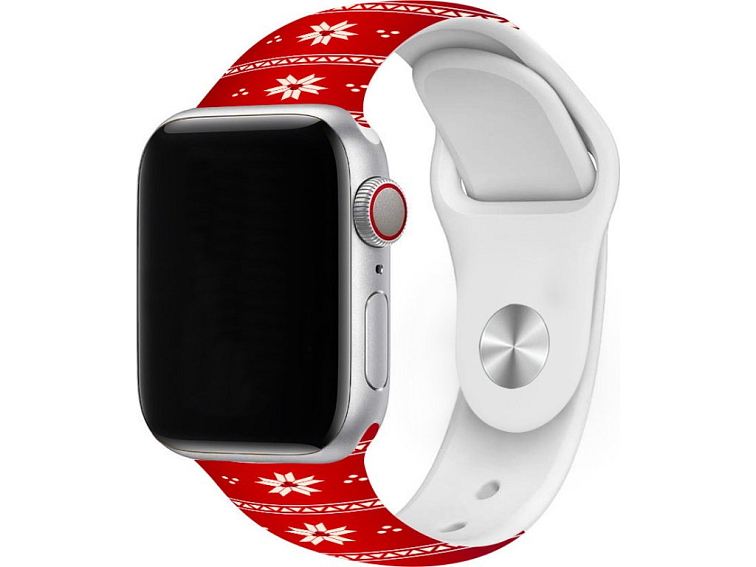 Vánoční řemínek s potiskem pro Apple Watch - Vánoční nálada